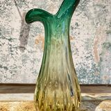 Seguso vase in Murano by Flávio Poli 70s
