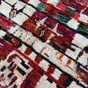 Multicoloured Moroccan Berber rug for the living room.
