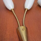Scandinavian double flexible wall lamp