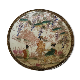 Japanese décor plate