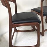 Pair of baumann model sled or sledge chairs year 60