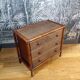 Vintage 3-drawer rattan chest of drawers