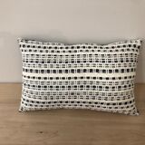Black tweed cushion