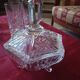 Small baccarat orangeade glass with candy dish.
