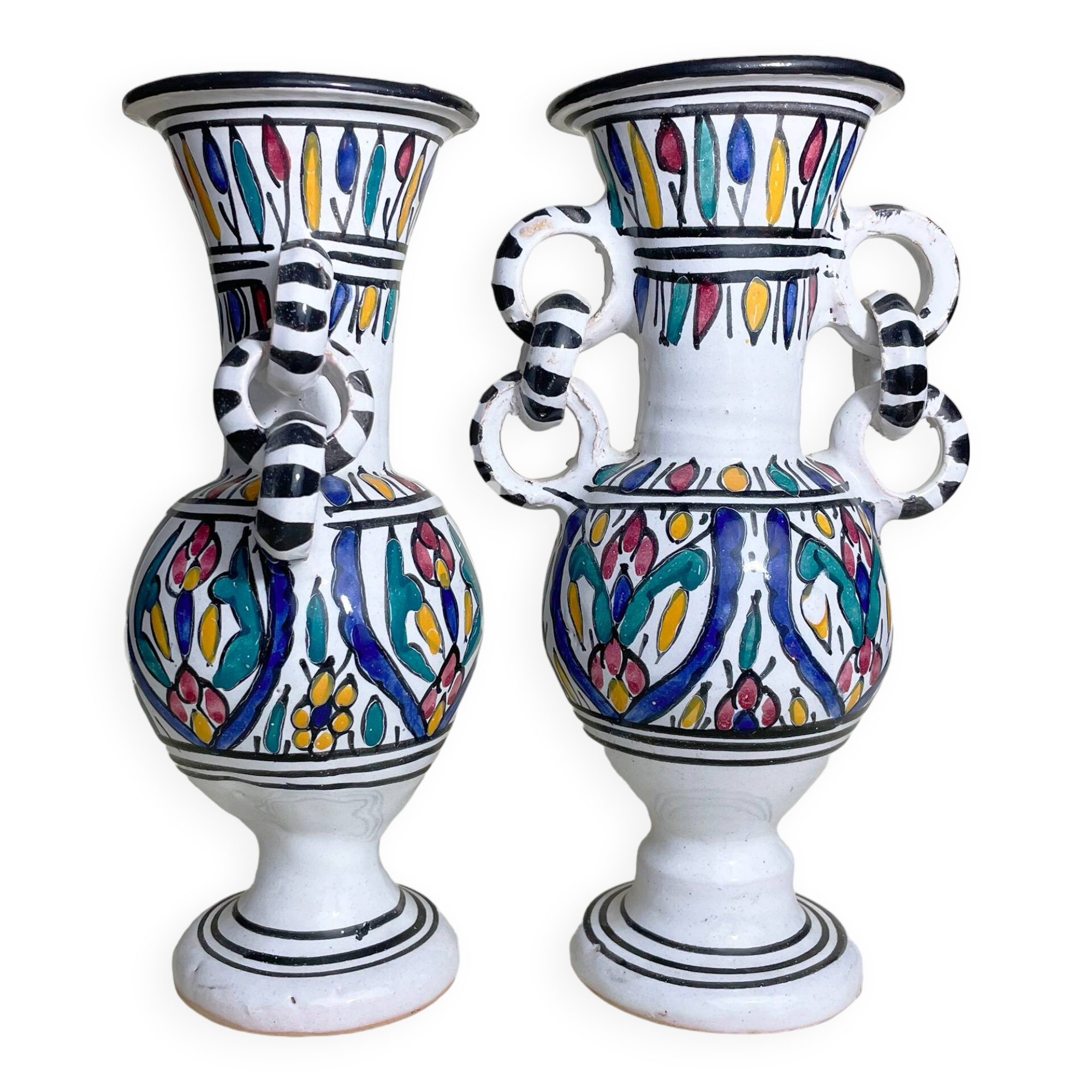 Paire de Vases Style Méditerranéen