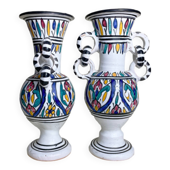 Pair of Mediterranean Style Vases