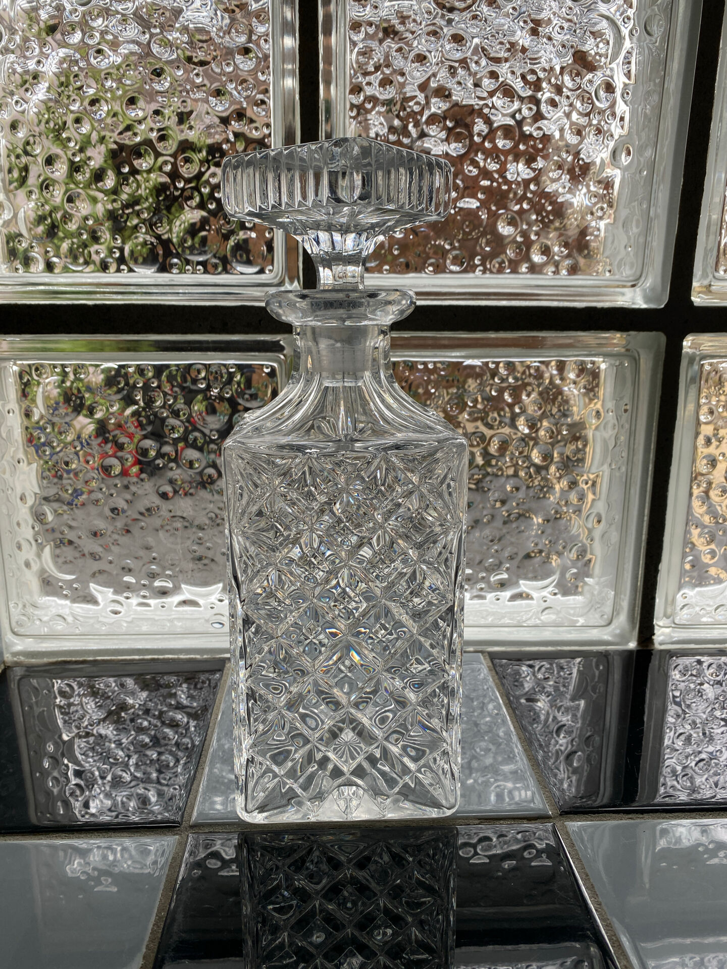 Vintage crystal carafe