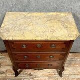 Louis XV style ladies' chest of drawers in marquetry circa 1850