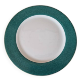 Limoges porcelain and decorated with Sologne porcelain Flat plate
