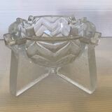 Empty geometric art deco ashtray pocket