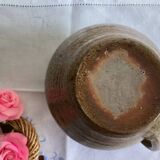 Glazed stoneware jug pitcher
