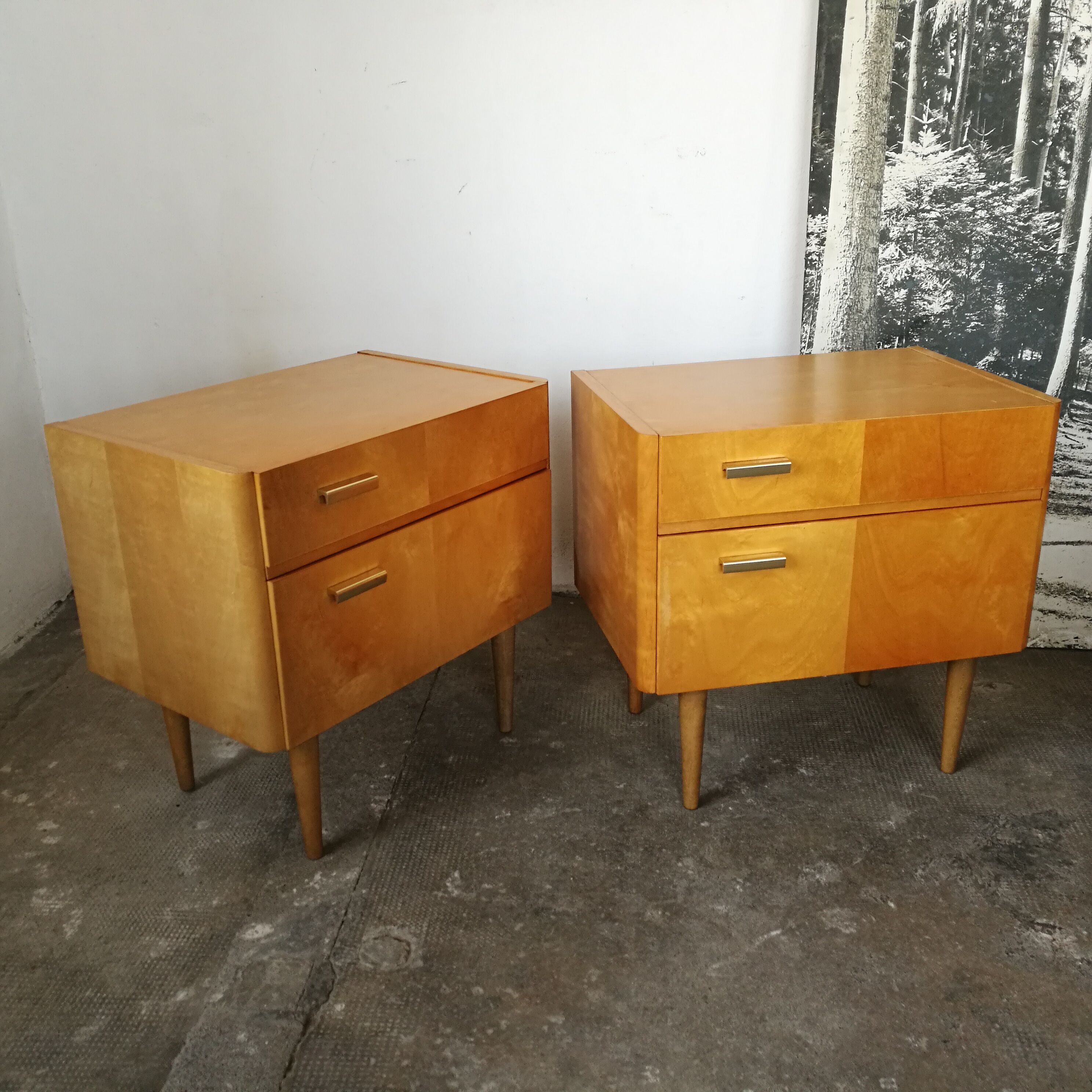 Pair of vintage bedsides from the 80s