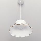 Vintage opaline pendant lamp
