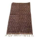 Handmade natural wool rug size 150 x 250 cm