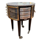 Gyrator dentist's cabinet