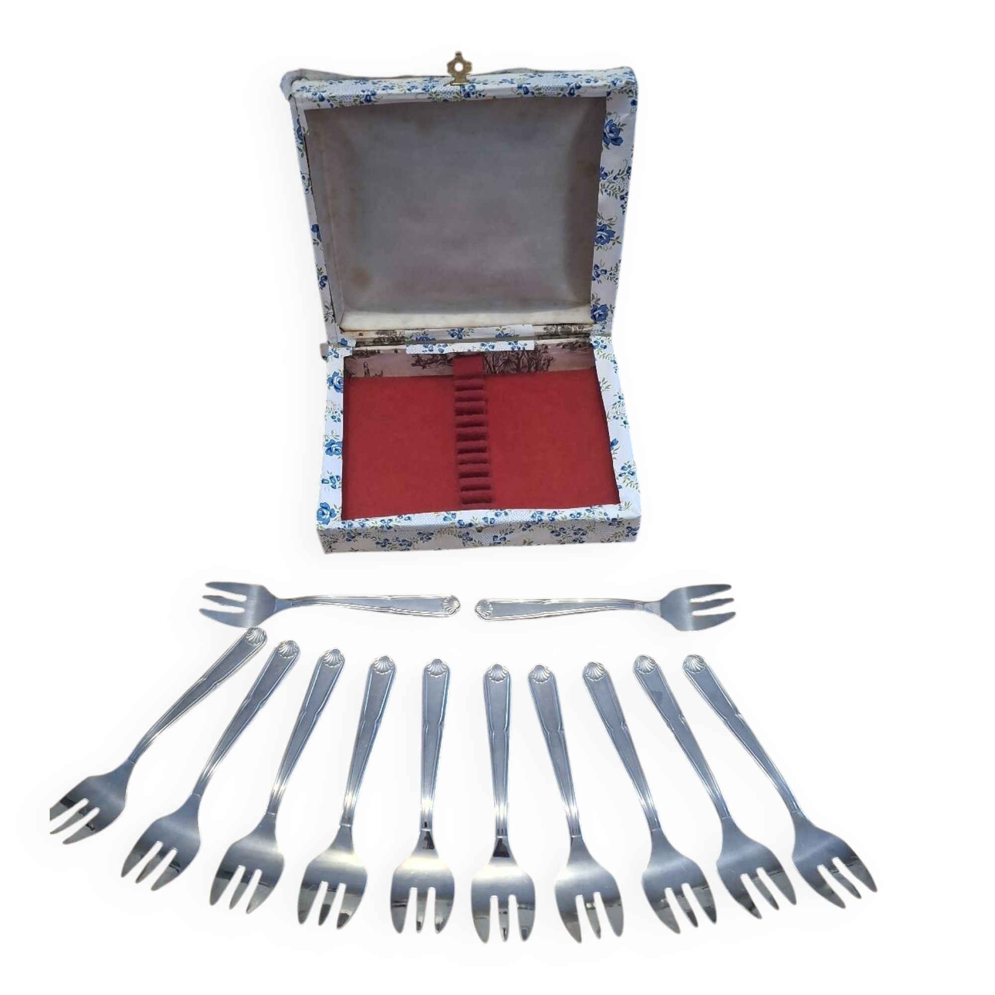 Cutlery set Guy Degrenne 12 stainless steel dessert forks