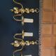 Paire d'appliques en laiton