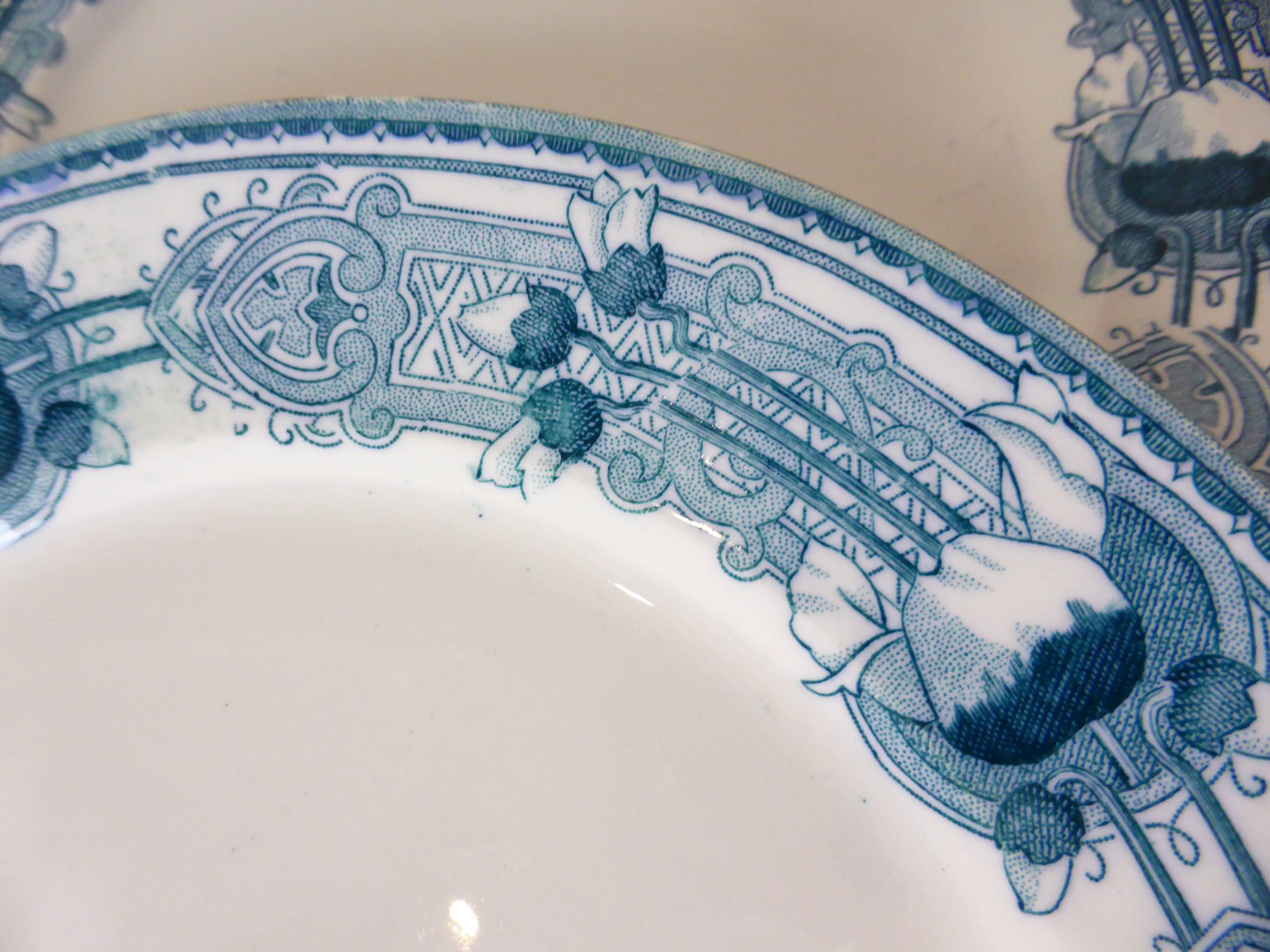 4 assiettes dessert vintage de CM&C modèle Massena 220618