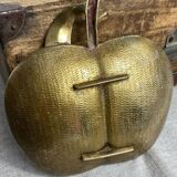 Large brass apple pocket emptier
