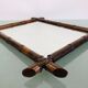Faux bamboo mirror