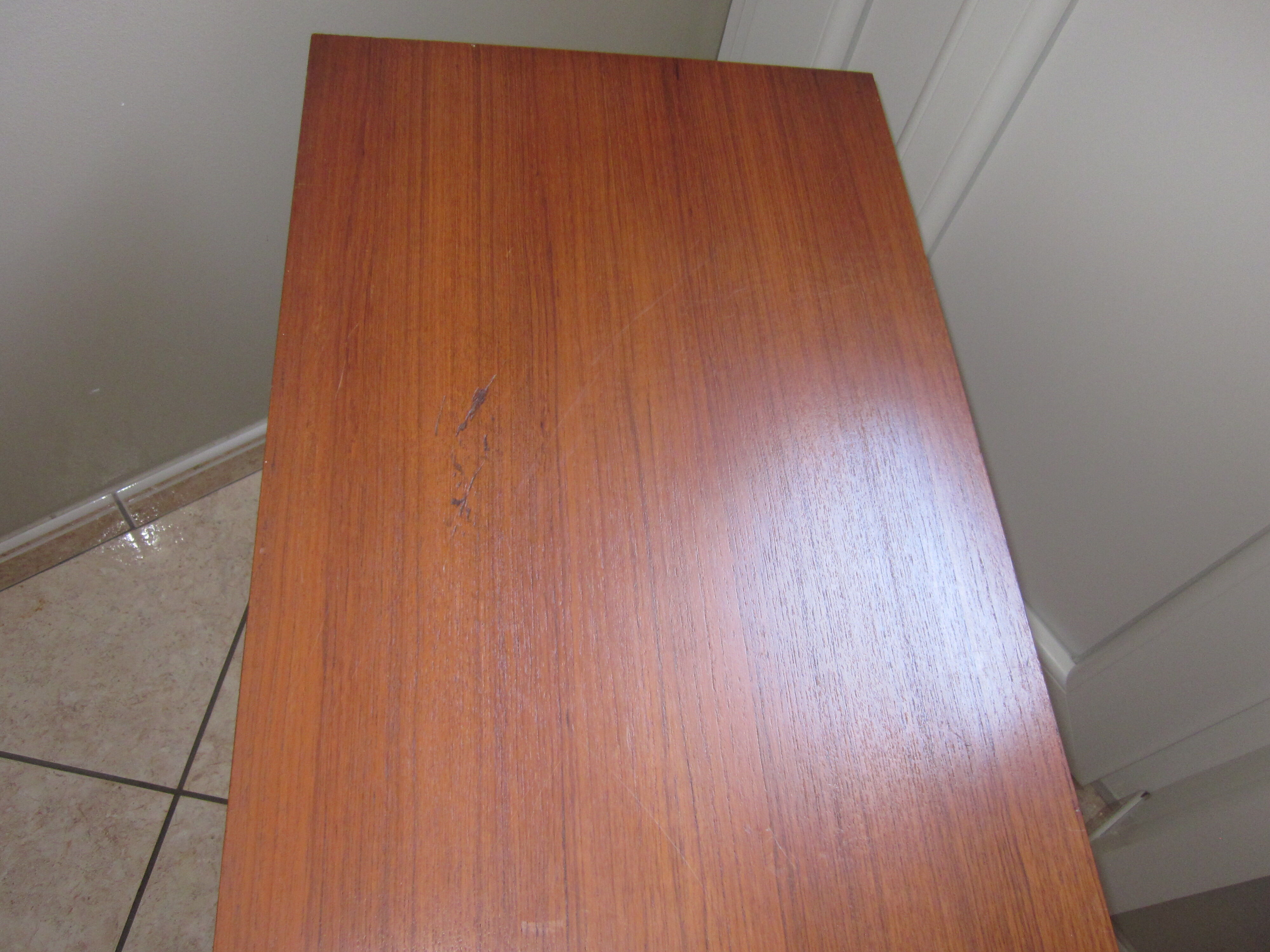 Scandinavian buffet of the 60s teak veneer