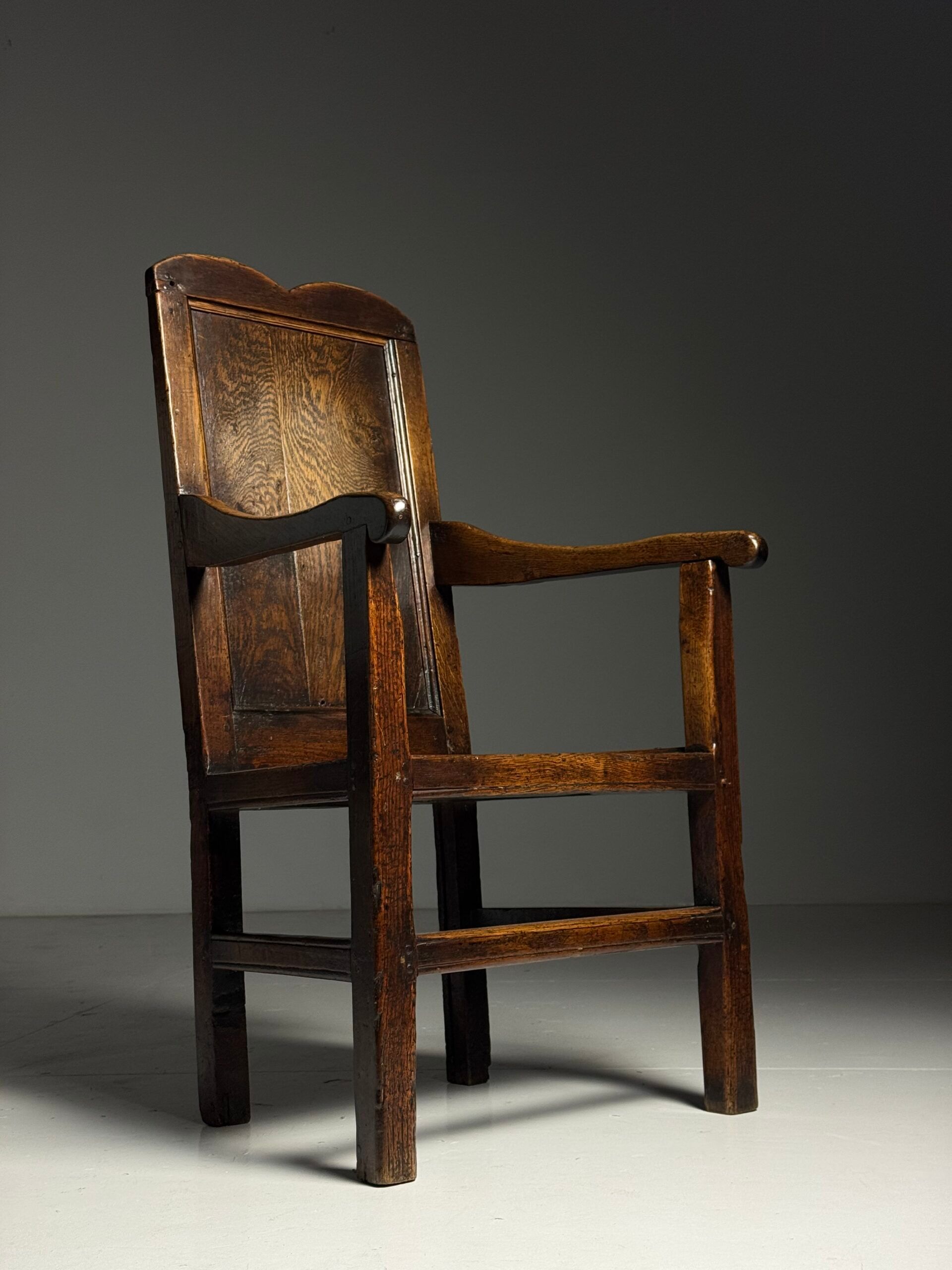 Chaise anglaise en chêne, 1650-1670