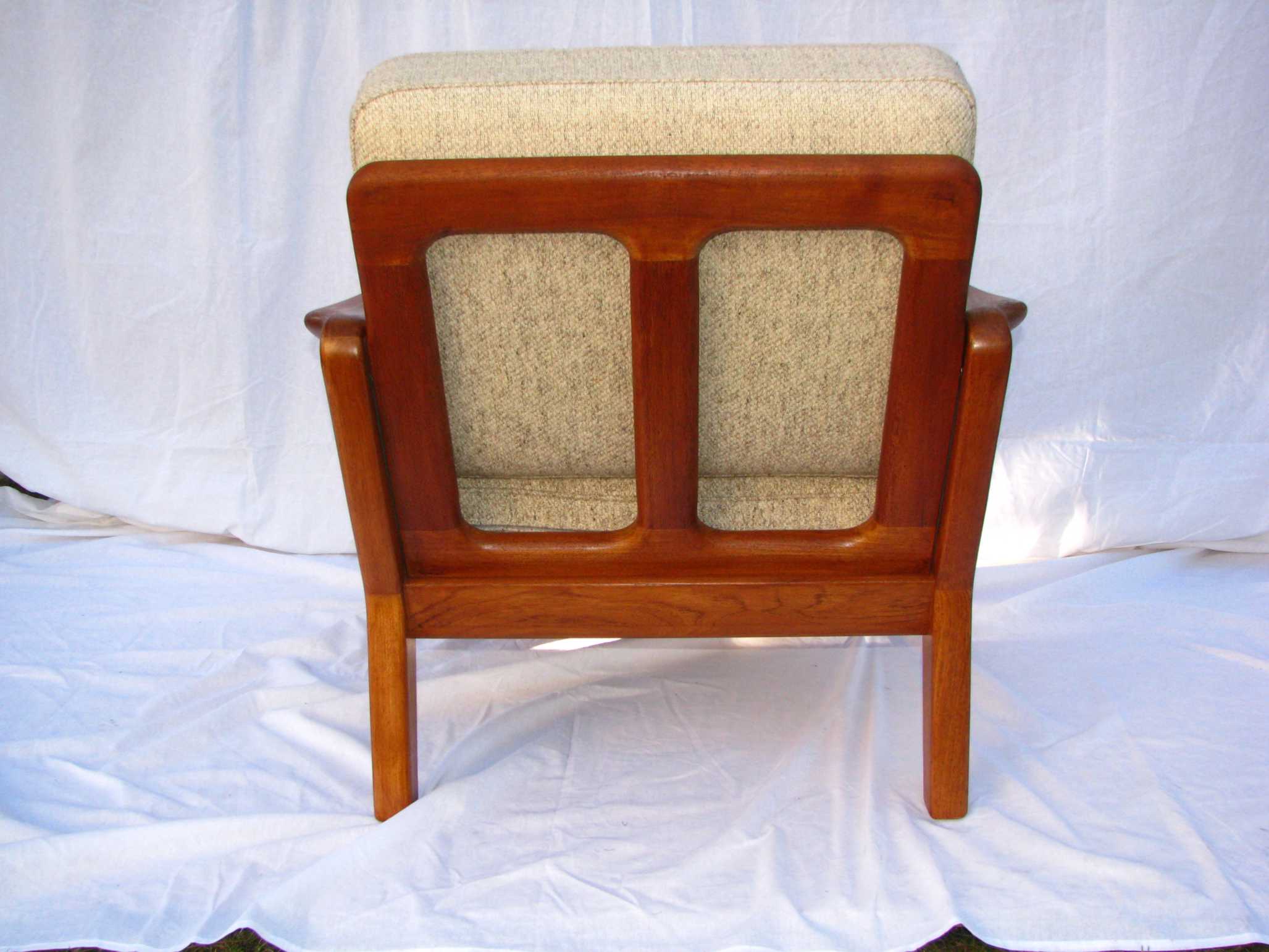 Set of 2 Danish teak lounge chairs by Juul Kristensen 1960