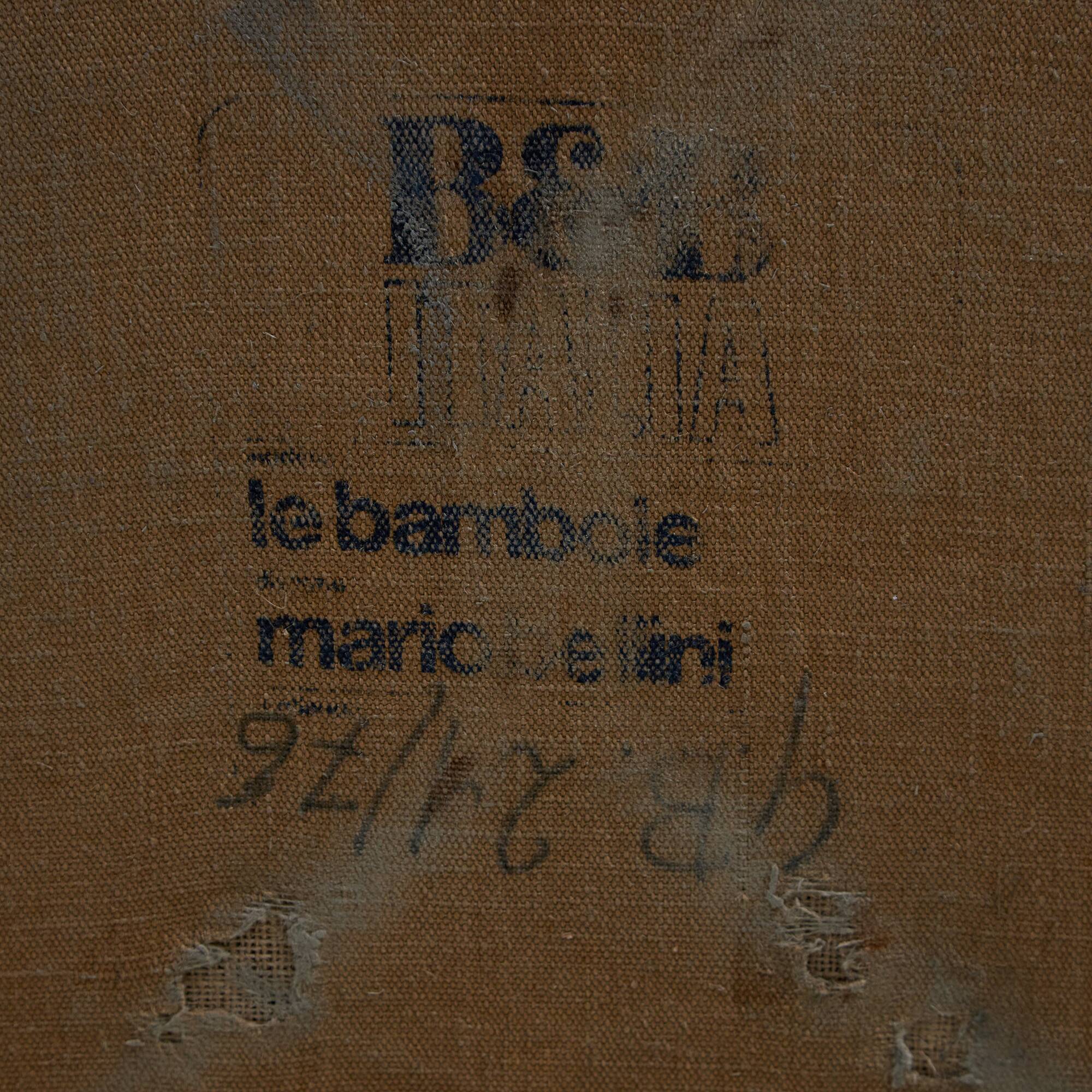 Le Bambole Lounge Chair & Footrest by Mario Bellini for B&B Italia, 1972