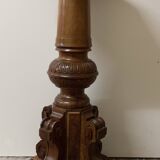 Walnut column, work of the late nineteenth century
