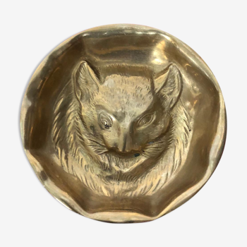 Empty pocket bronze animal head