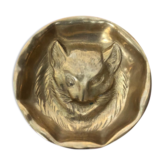 Empty pocket bronze animal head