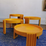 Set of 4 nesting tables, Marema, by Gianfranco Frattini for Cassina