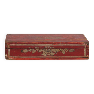 Red skating case, c.1900