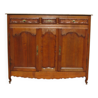 Very large manor sideboard, late 19th century, solid oak