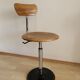 Tabouret industriel télescopique, Mirima, France vers 1950