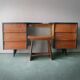 Dressing table in teak of the 1950s