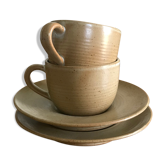 Tasses en grès Village