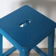 Tabouret bois bleu 1950 795mm
