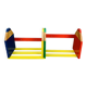 Modular wall-mounted pencil shelf in Pierre Sala style, for children.