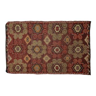 Anatolian handmade kilim rug 300 cm x 191 cm
