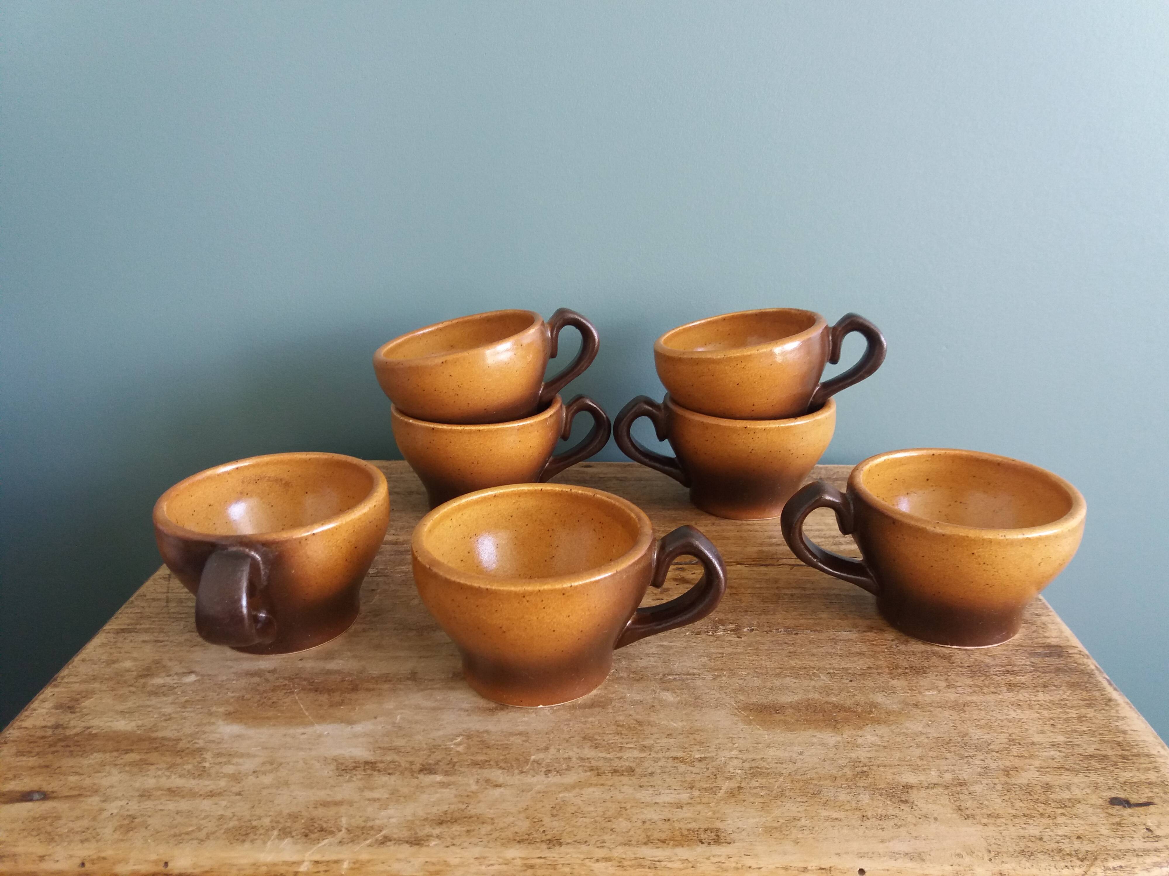 Stoneware mugs