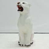 White panther ceramic