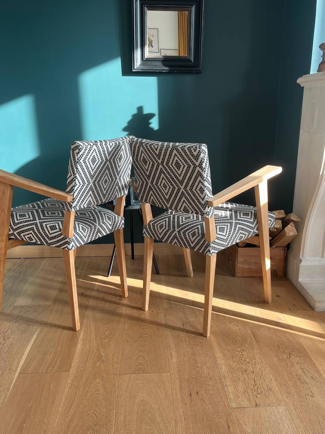 Pair of new Scandinavian armchairs
