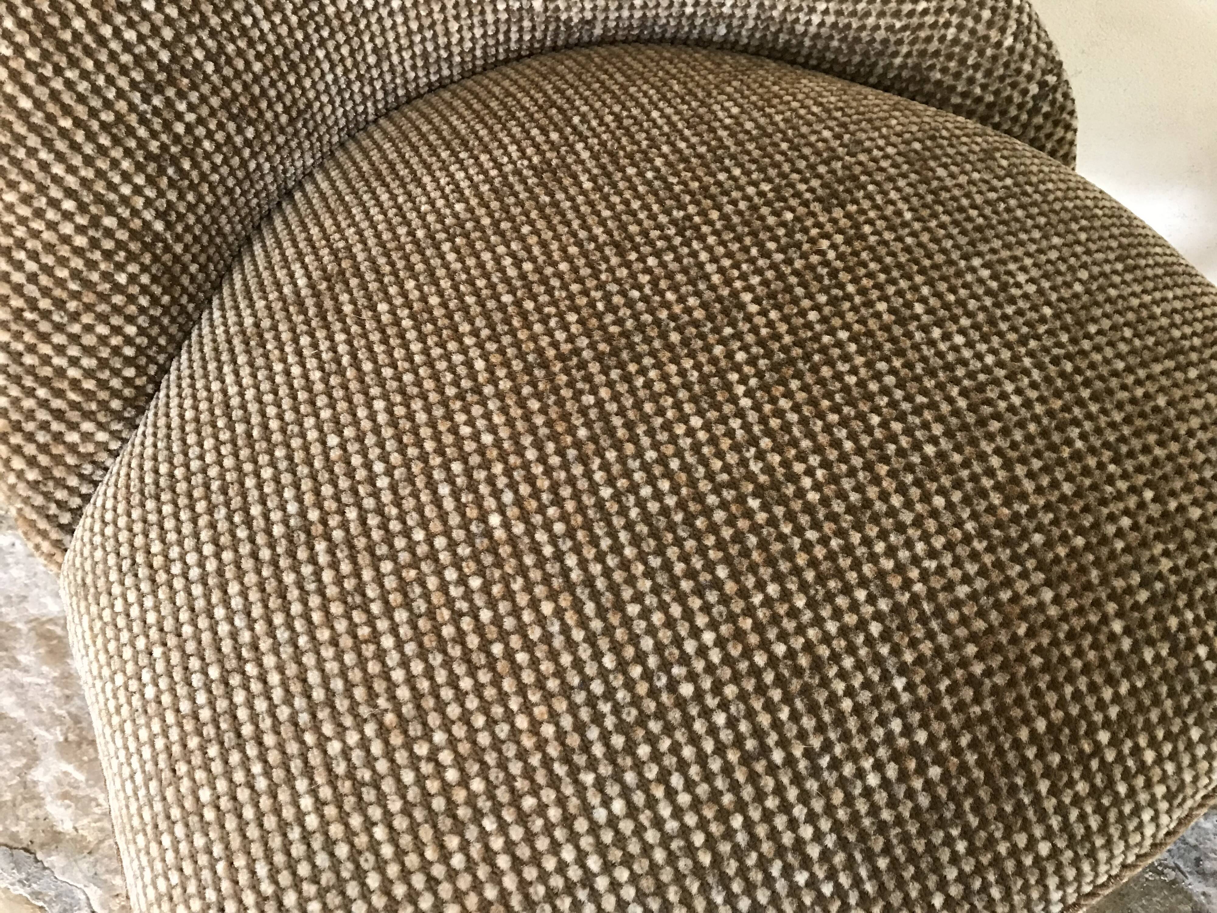 Pair of vintage chairs mid-century toad shape