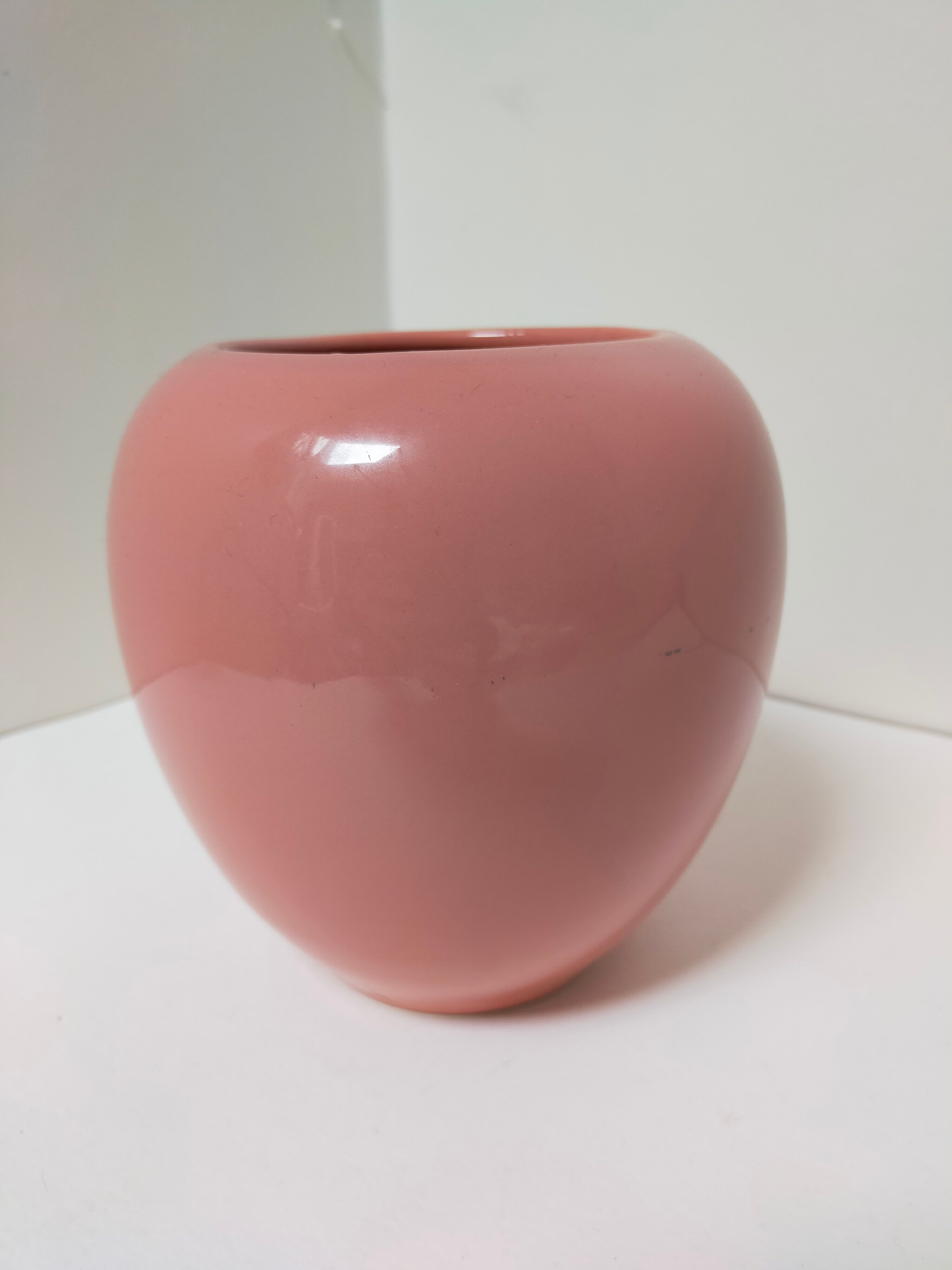 Pink ceramic vase