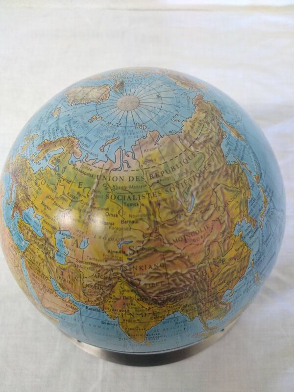 Globe terrestre scan-globe A/S 1973 Denmark