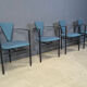 Vintage dining chairs by Belgochrom, set of 4 - 1980s