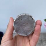 Art Deco silver-plated glass cup