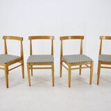 1960s Set of Four Minimalist Dining Chairs, Czechoslovakia