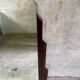 Large mirror of vintage art deco wooden fireplace 119 cm / 93 cm